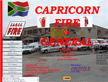 Tablet Screenshot of capricornfire.co.za